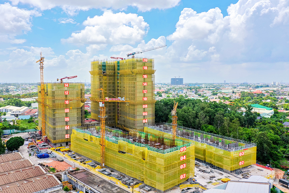 Tiến độ xây dựng mới nhất của dự án Lavita Thuận An