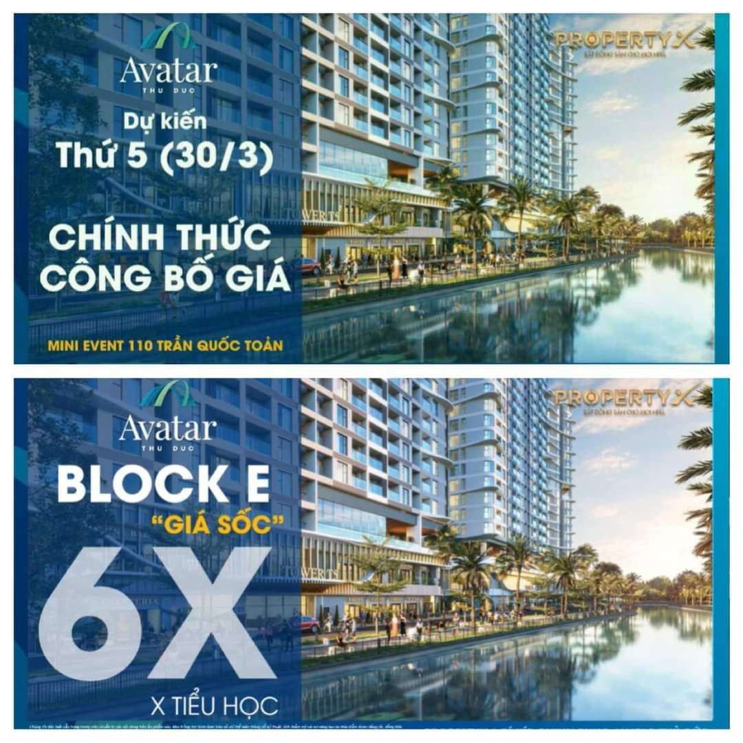 Mở bán 500 căn hộ block E dự án Avatar Thủ Đức Hưng Thịnh Gemma Land cập nhật