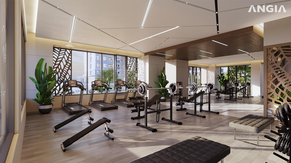 Gym dự án căn hộ West Gate Bình Chánh