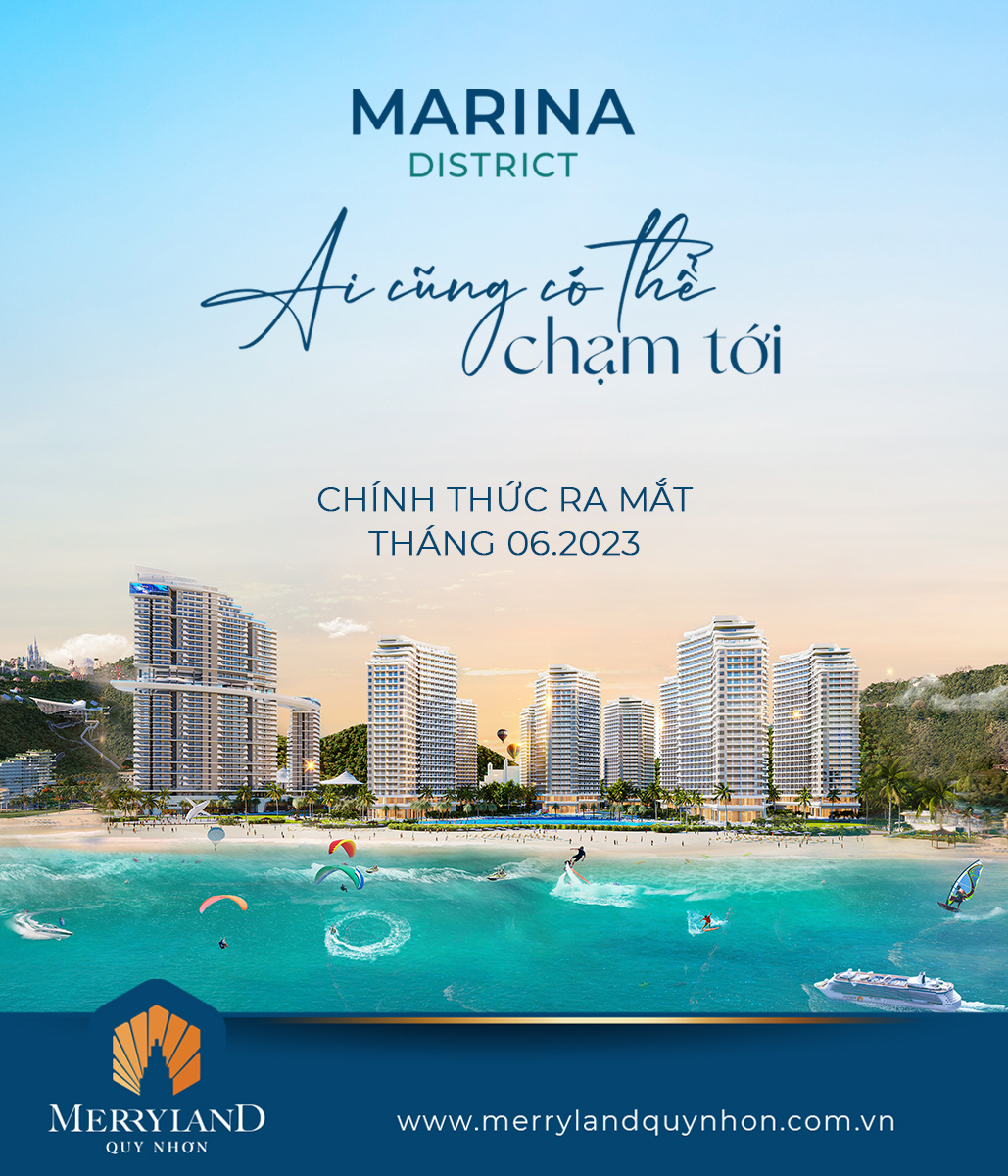 RA MẮT PHÂN KHU MARINA DISTRICT CÙNG DÒNG SẢN PHẨM MERRYHOME TẠI MERRYLAND QUY NHƠN - GEMMA LAND