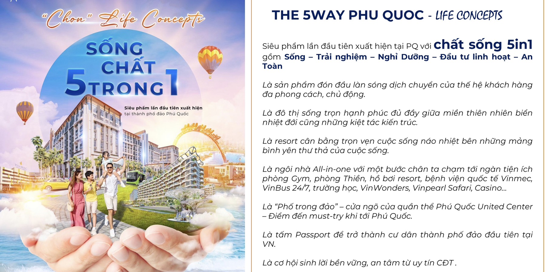 Tiện ích và chất lượng dự án The 5Way Phú Quốc thế nào