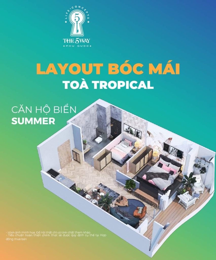 Căn hộ biển Summer The 5Way Phú Quốc