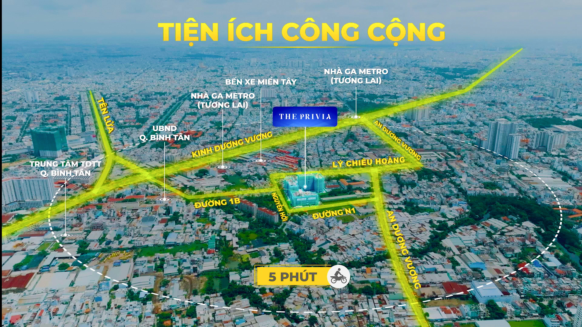 Tiện ích dự án The Privia Khang Điền Bình Tân