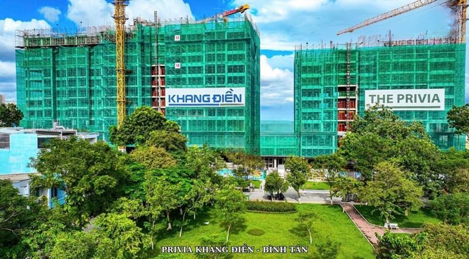 Tiến độ thi công The Privia Khang Điền 10.2023 do Gemma Land cập nhật