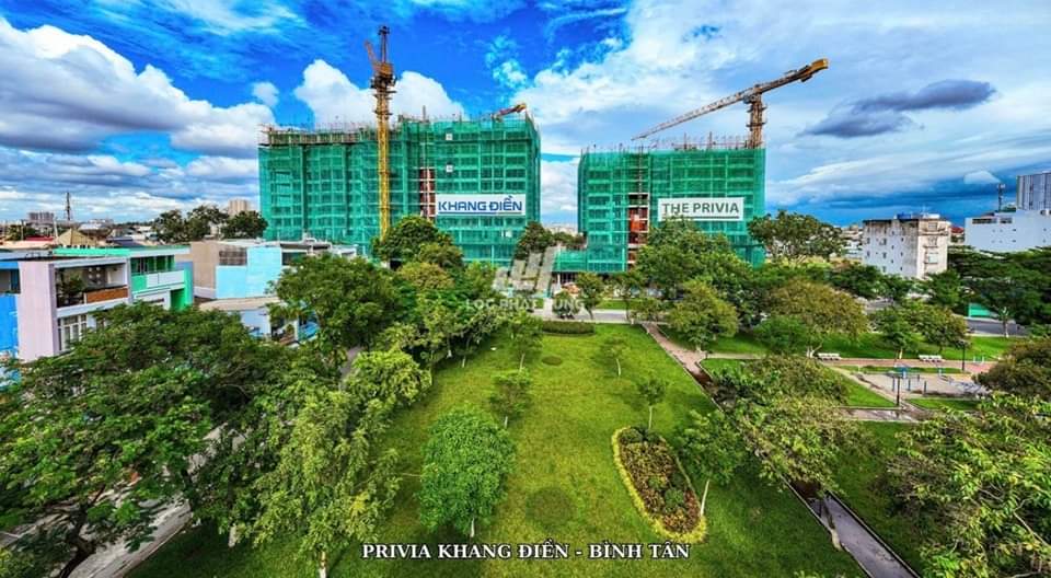 Tiến độ thi công The Privia Khang Điền 10.2023 do Gemma Land cập nhật