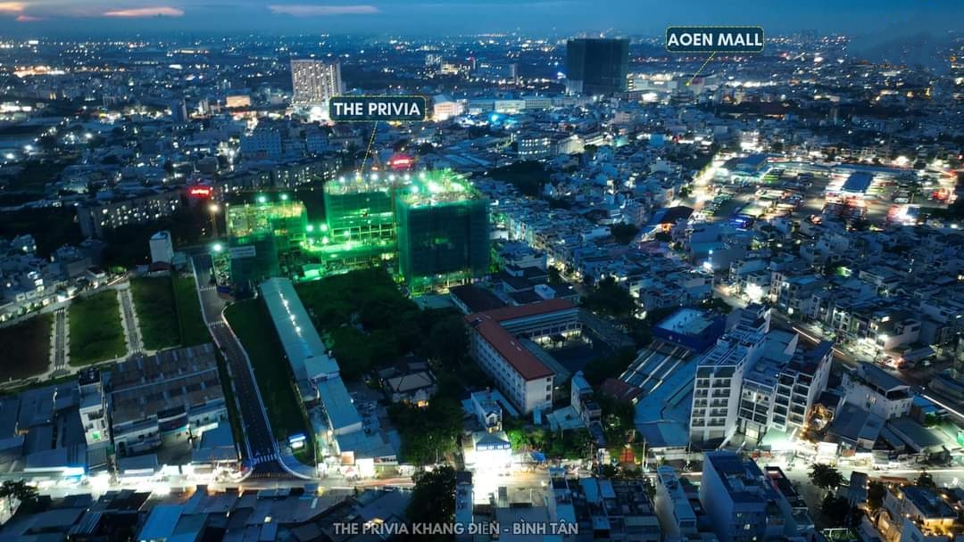 Siêu thị Aoen Mall Quận Bình Tân gần dự án The Privia Khang Điền