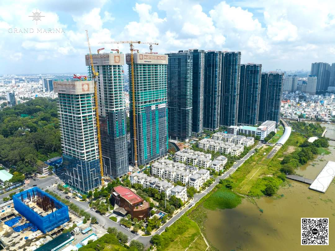 Toàn cảnh tiến độ Grand Marina Saigon