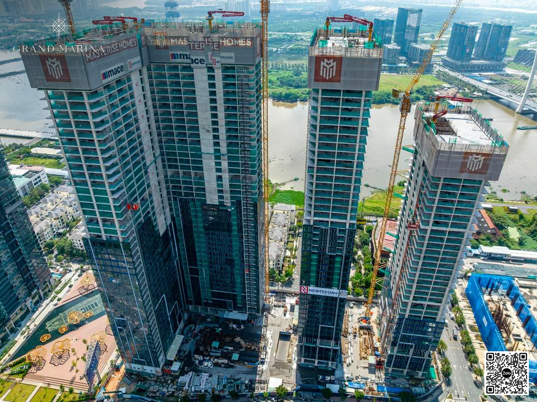 Toàn cảnh tiến độ Grand Marina Saigon