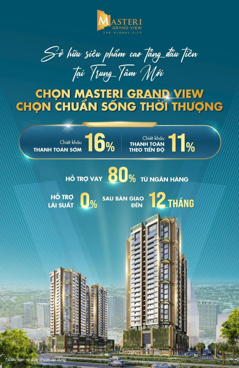 Chính sách dành cho khách hàng của Masteri Grand View