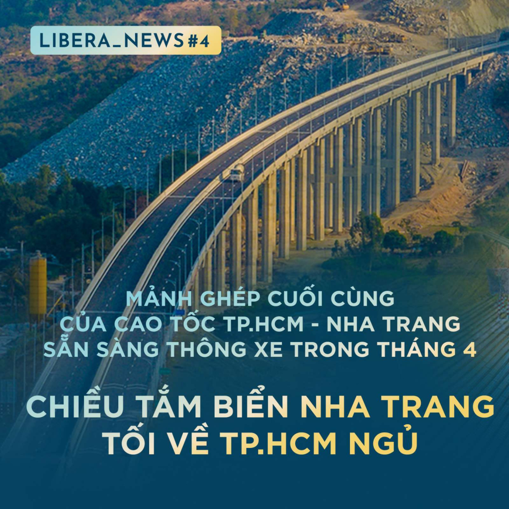 Libera Nha Trang hưởng lợi khi tuyến cao tốc Cam Lâm - Vĩnh Hảo đi vào hoạt động