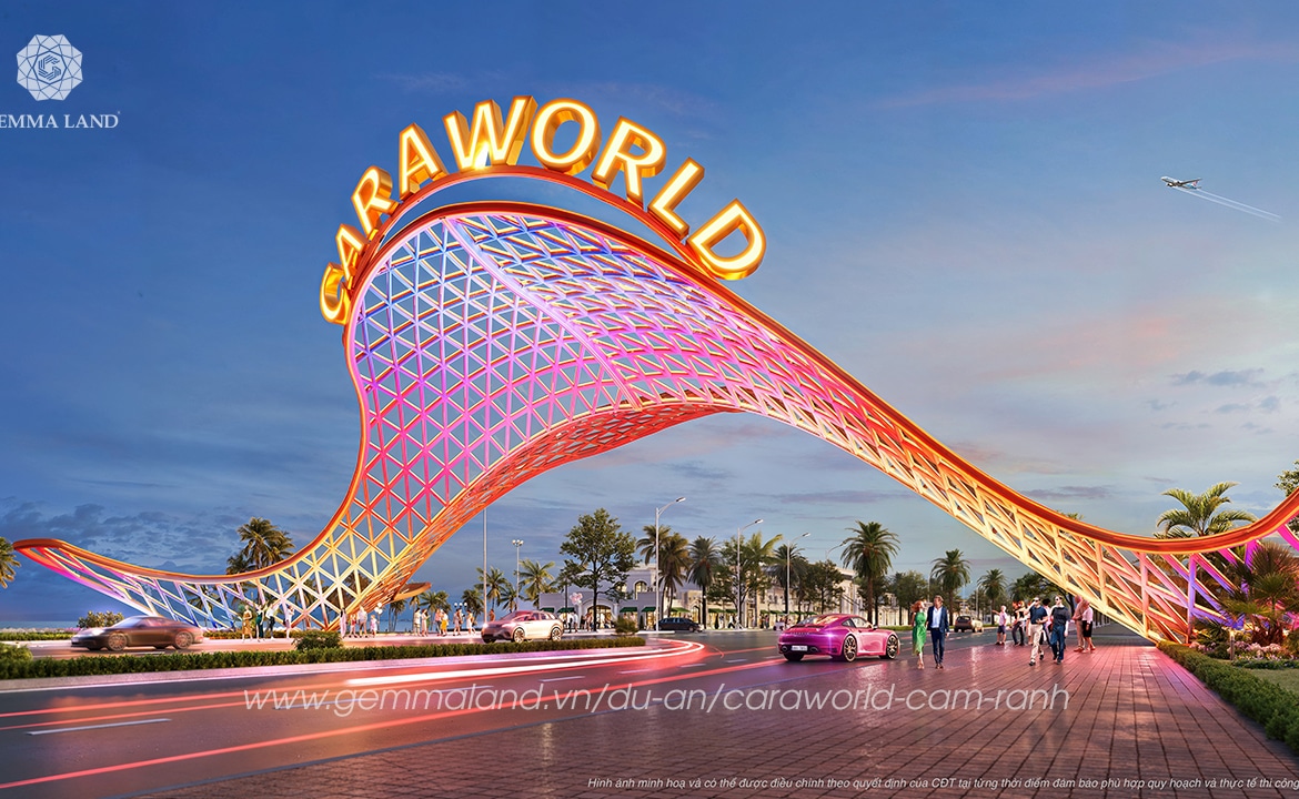 Cổng chào Caraworld Cam Ranh