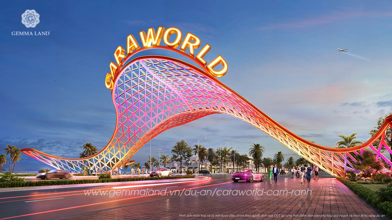 Cổng chào Caraworld Cam Ranh