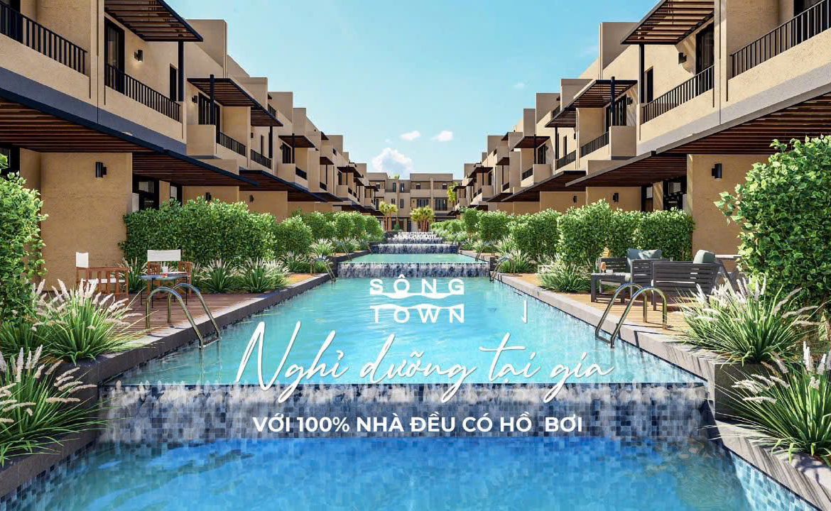 100% các căn tại Sông Town đều có hồ bơi