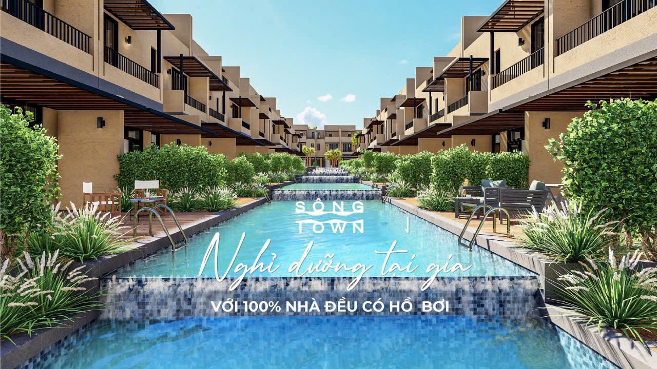 100% các căn tại Sông Town đều có hồ bơi