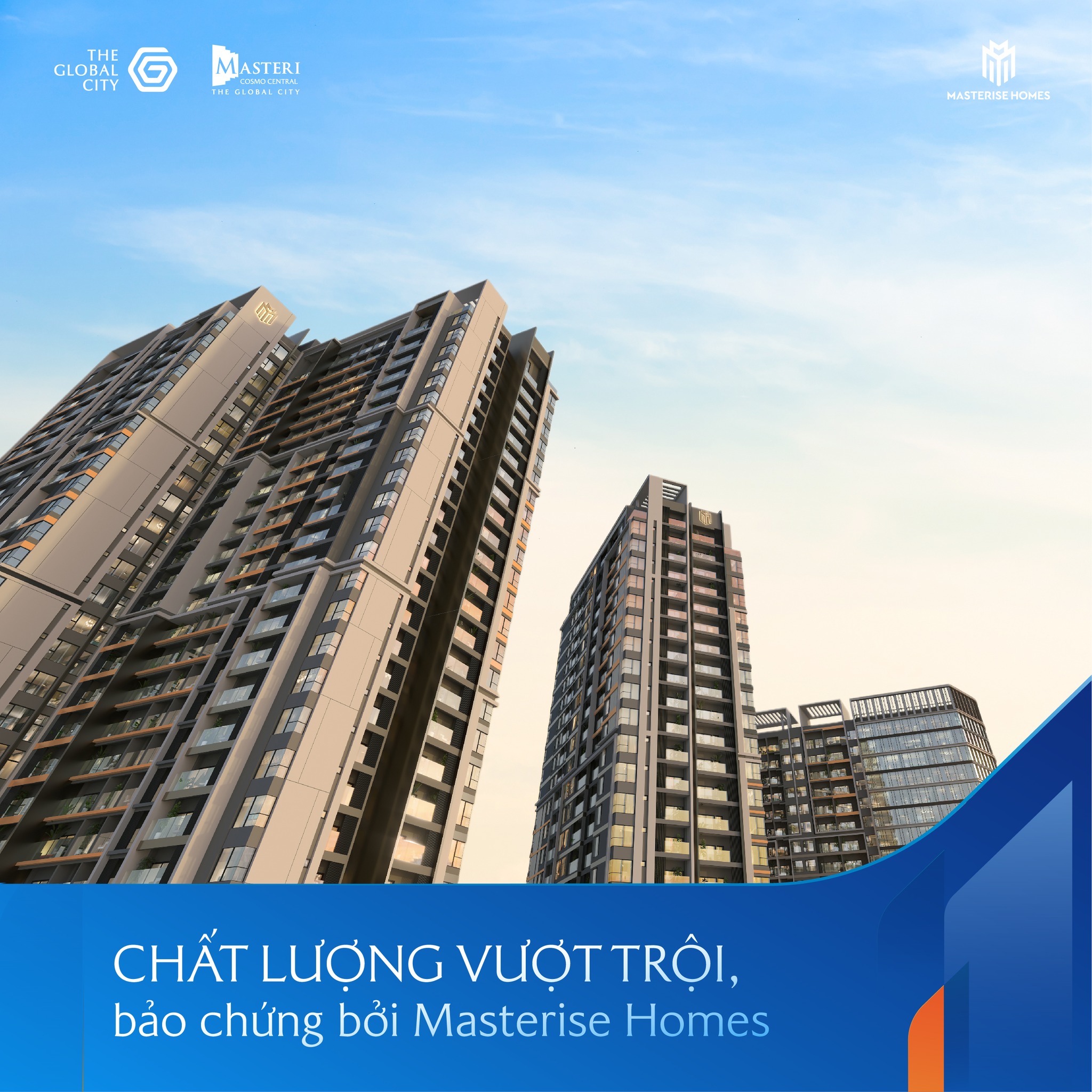Chất lượng vượt trội, bảo chứng bởi Masterise Homes
