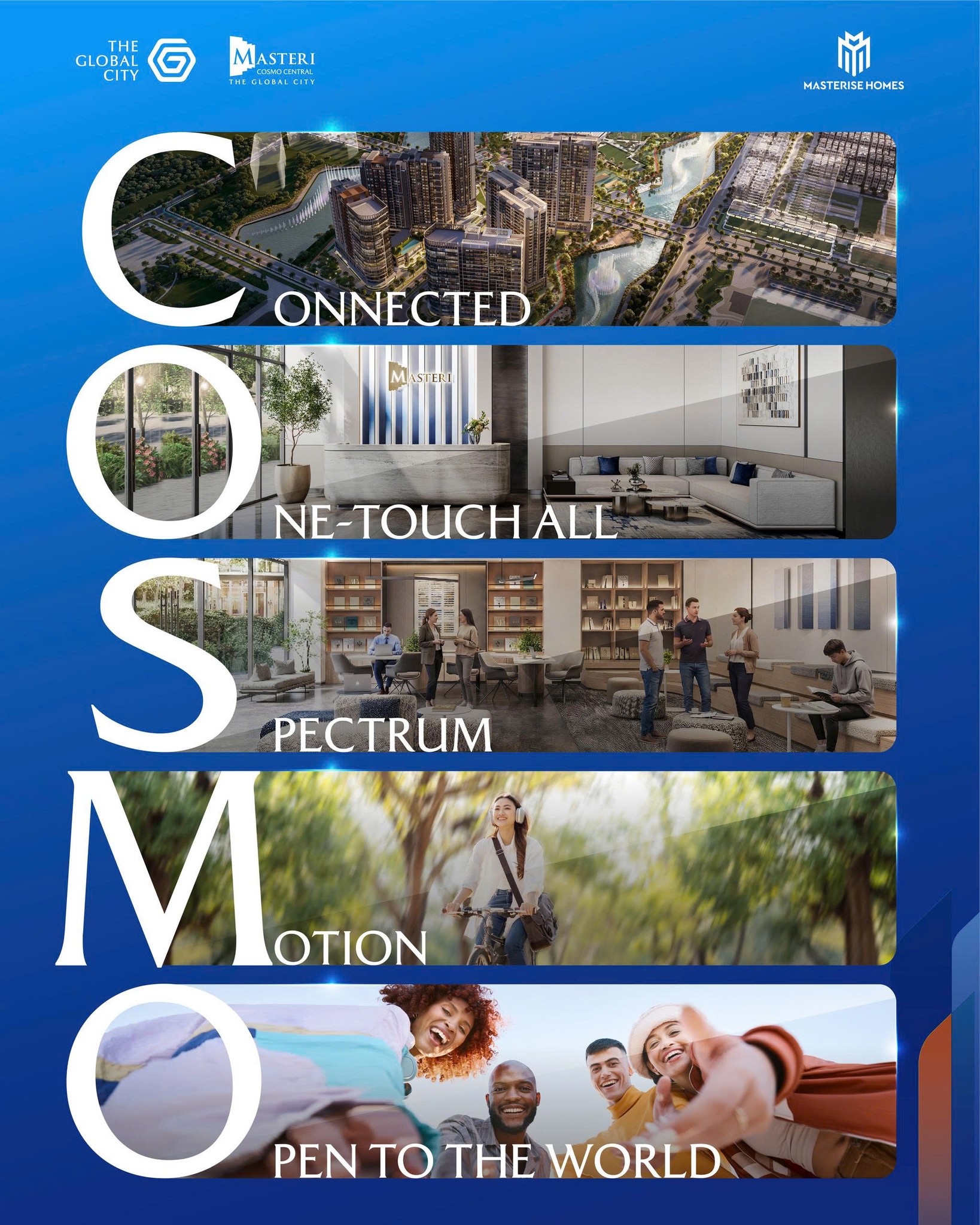 Giải mã DNA "COSMO": Tổ ấm lý tưởng của cộng đồng Masteri Cosmo Central